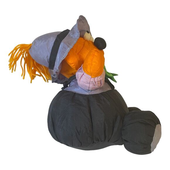 Vintage 1990’s Fall Puffalump Pumpkin Nylon Plush By Toy Parade - Picture 2 of 7